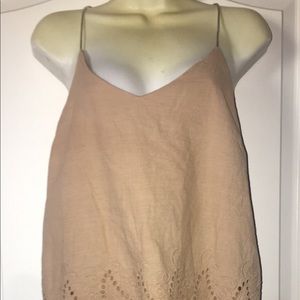 Strappy tank with detailing